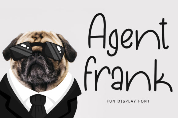 Agent Frank: A Fun Display Font for Bold Branding