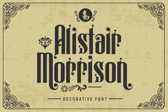 Alistair Morrison: A Retro Display Font for Modern Web Design