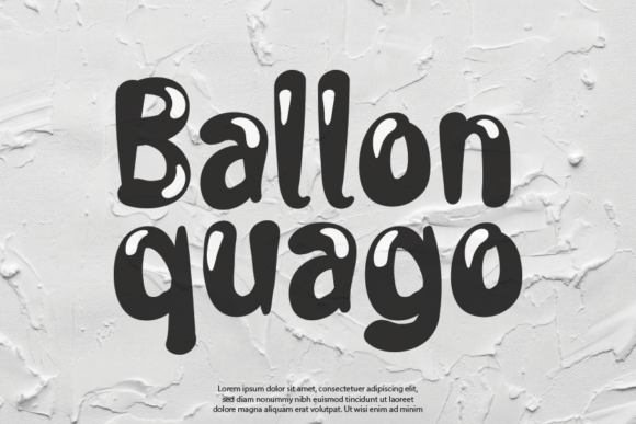 Ballon Quago: A Bold Display Font for Makers