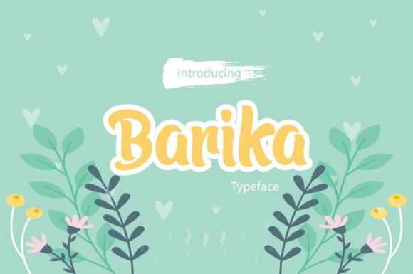 Barika Typeface: A Sweet Display Font for Branding