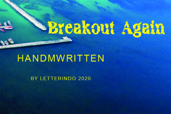 Breakout Again: A Bold Display Font for Modern Brands