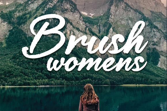 Brush Womens: The Perfect Display Font for Crafters