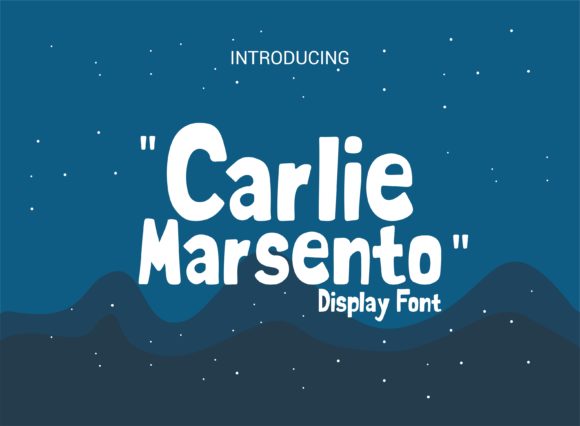 Carlie Marsento: A Friendly Display Font for Brands