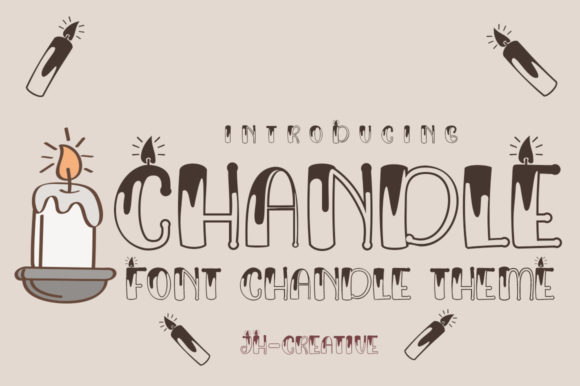 Chandle: A Playful Display Font for Digital Headers