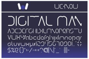 Digital Man: A Display Font for Modern Brands
