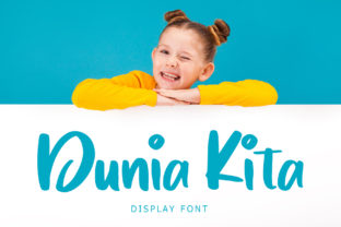 Dunia Kita: A Playful Display Font for Digital Brands