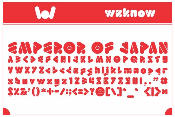 Emperor of Japan: A Futuristic Display Font for Digital Campaigns
