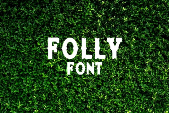 Folly: A Display Font for Modern Brand Identity