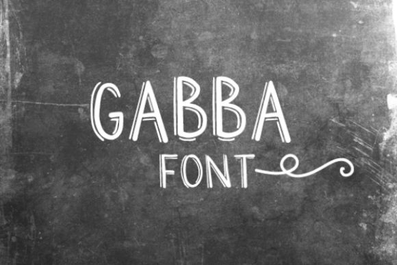 Gabba Font: Whimsical Display Type for Makers