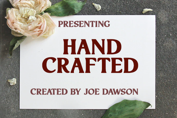 Hand Crafted: A Quirky Display Font for Editors