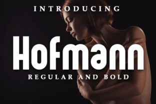 Hofmann Typeface: Elevating Brand Identity with Bold Display Fonts