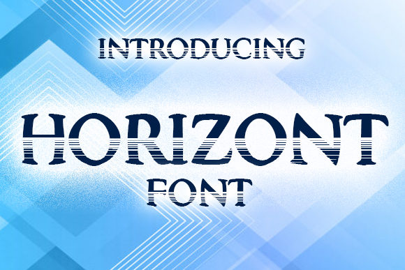 Horizont Font: Bold Display Type for Web Design