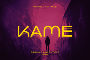 Kame Typeface: A Playful Display Font for Bold Branding