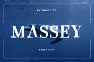 Massey: A Handwritten Display Font for Authentic Branding