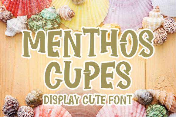 Menthos Cupes: A Playful Display Font for Web Design