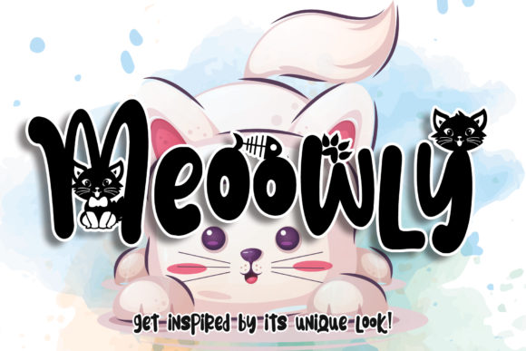 Meoowly: A Sweet Display Font for Editors