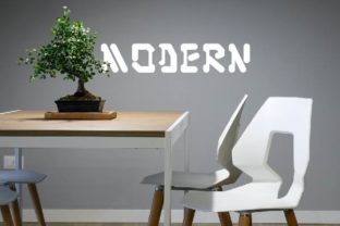 Modern Future: A Display Font for Editorial Design