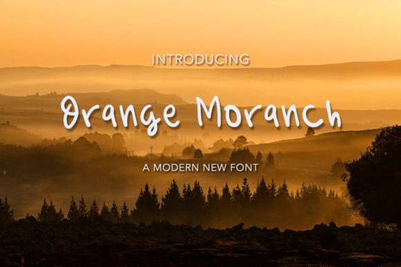 Orange Moranch: A Playful Display Font for Brands