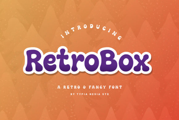 Retrobox Typeface: Bold Display Fonts for Editorial Design