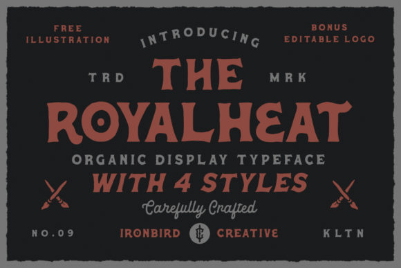 The Royalheat Typeface for Editorial Design